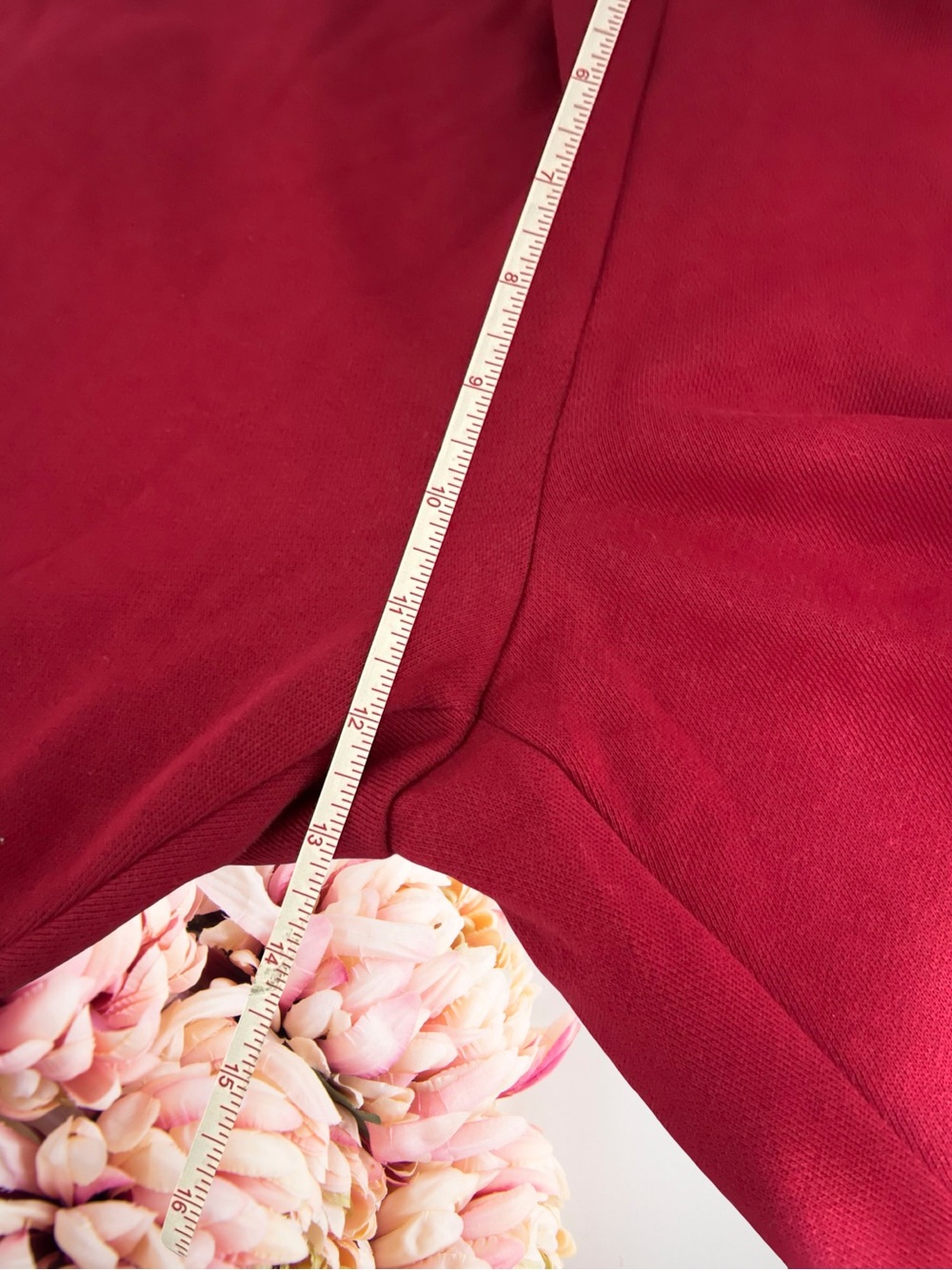 Victoria's Secret PINK Ivy Extra Bol Flare Polar Sweatpants Red Sz XL, NWT - Picture 9 of 11